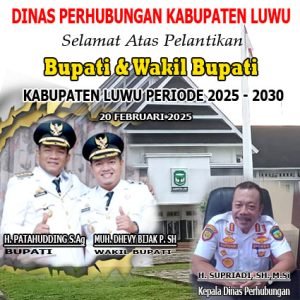 Pelantikan Patahudding dan Dhevy Bijak Ukir Sejarah